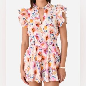 LAVENDER BROWN WOMEN'S JUNE ROMPER